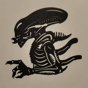 Alien silhouette