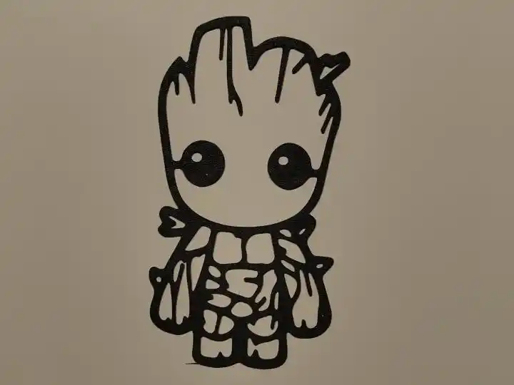 Baby groot wall art