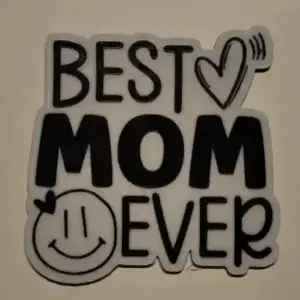 Best mom ever (plate)