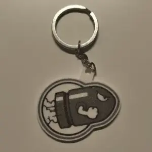 Bullet (mario bros) keychain
