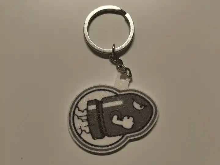 Bullet (mario bros) keychain