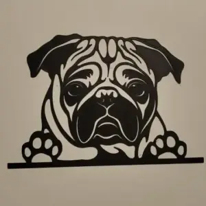 Bully dog wall art