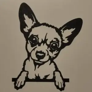Chihuahua wall art