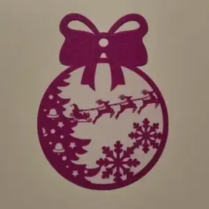 Christmas ball santa claus