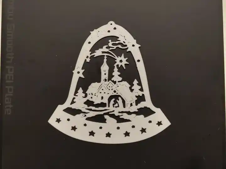 Christmas bell bauble