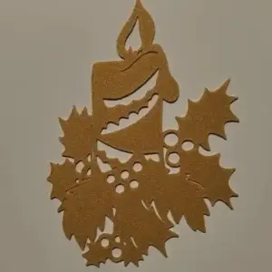 Christmas candle bauble