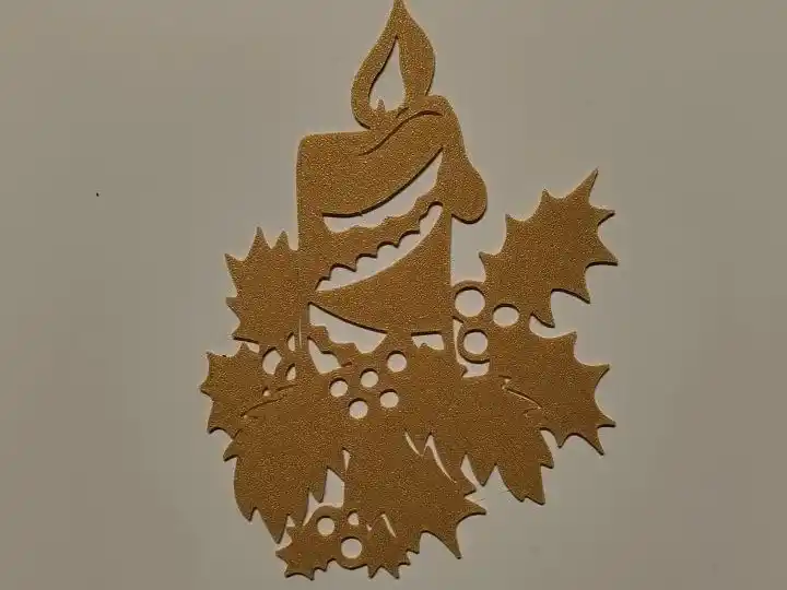 Christmas candle bauble