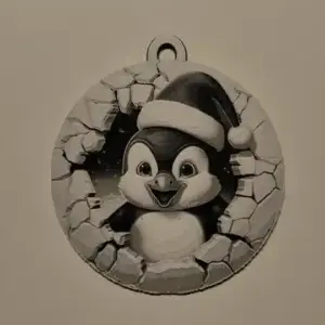 Christmas decor pinguin (hueforge)