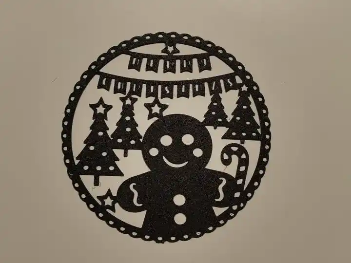 Christmas gingerbread wall art