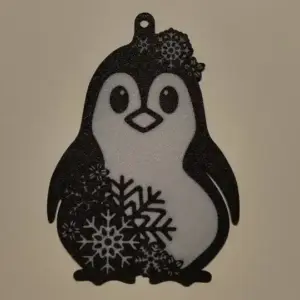 Christmas penguin bauble