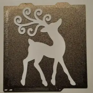 Christmas reindeer wall art