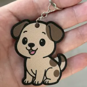 Cute dog keychain