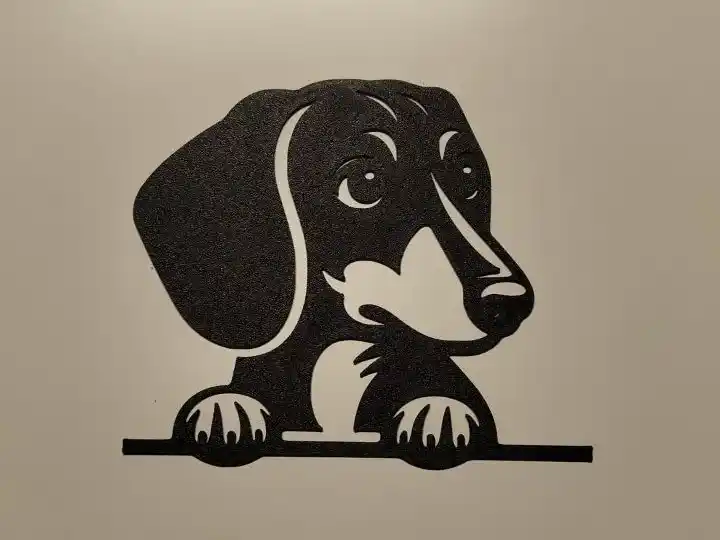 Dachshund dog wall art