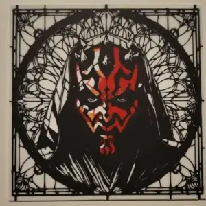 Darth maul wall art