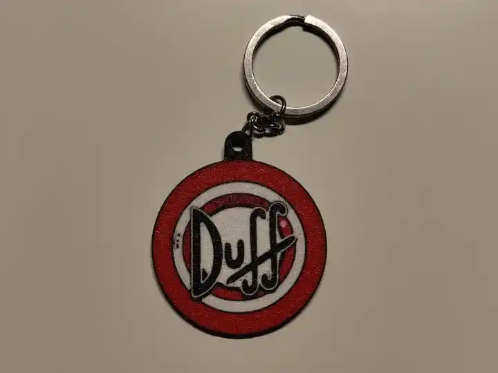 Duff keychain