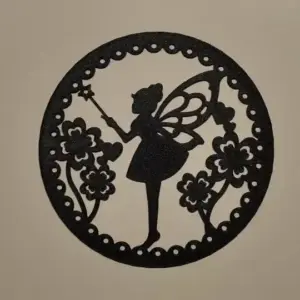Fairy silhouette wall art