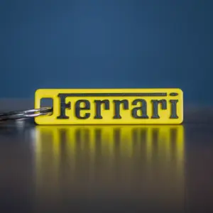 Ferrari F1 Team Logo KeyringKeychain