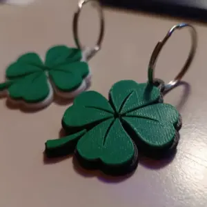 Four-Leaf Clover Keychain