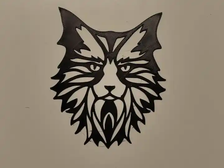 Fox silhouette wall art