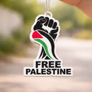 Free Palestine Keychain