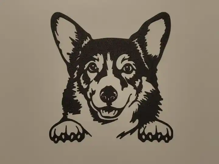 German shepherd dog wall art
