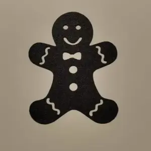Gingerbread man wall art