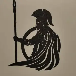 Gladiator wall art (silhouette)