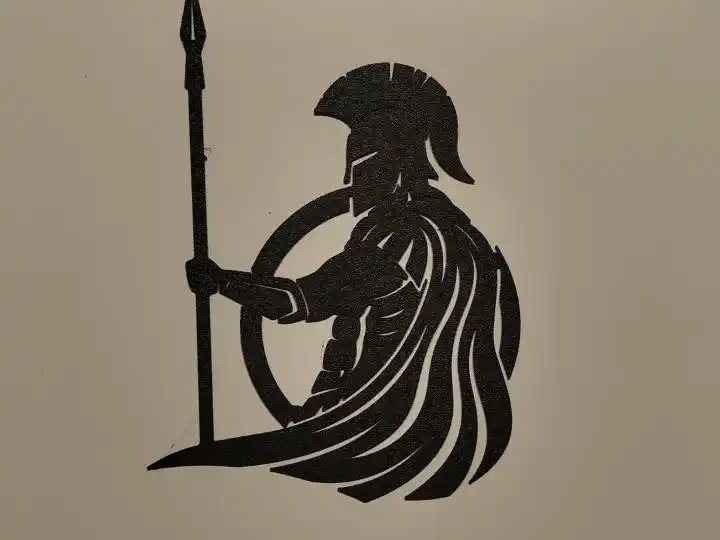 Gladiator wall art (silhouette)