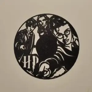 Harry potter clock wall decor
