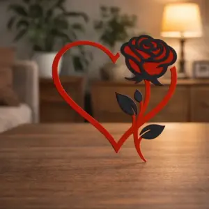 Hearts and roses love gift