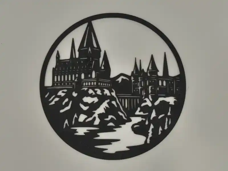 Hogwards silhouette wall decor