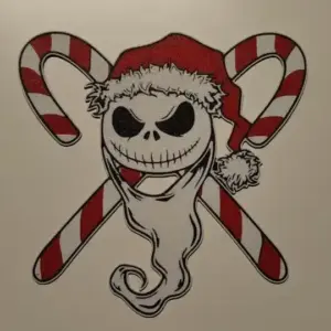 Jack skellington christmas wall art