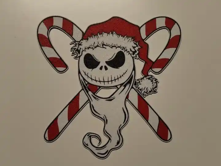 Jack skellington christmas wall art