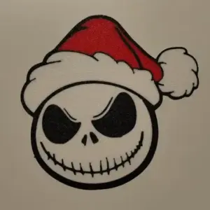 Jack skellington in christmas (wall art)