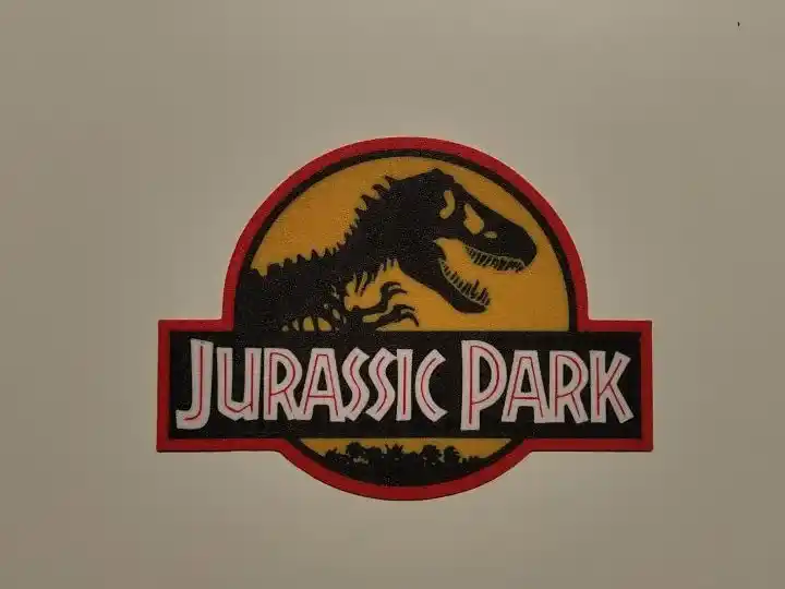 Jurassic park wall art plate