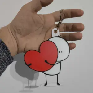 Keychain Heart Love