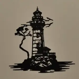 Lighthouse wall art