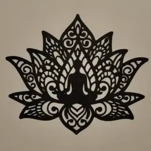 Lotus flower yoga