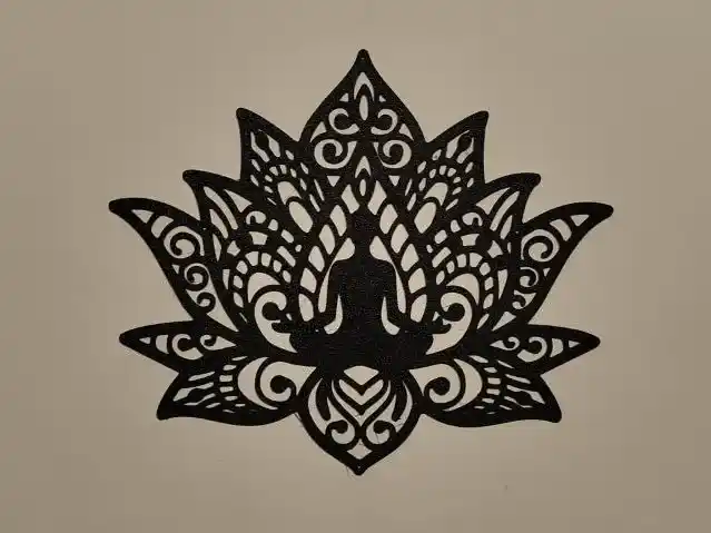 Lotus flower yoga