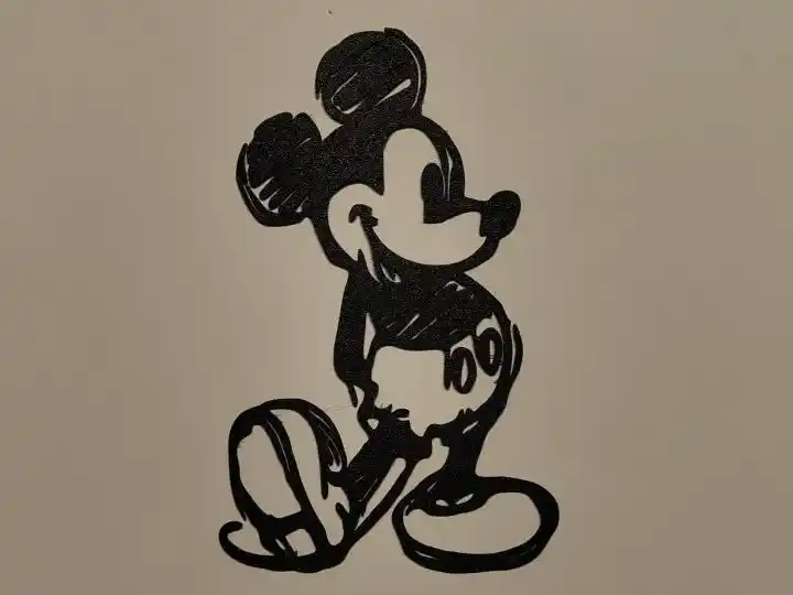 Mickey mouse line art
