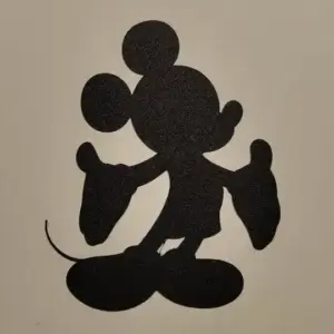 Mickey mouse silhouette