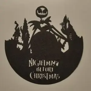 Ninghtmare before chritsmas wall art