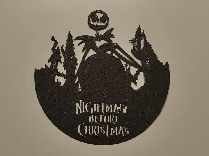 Ninghtmare before chritsmas wall art