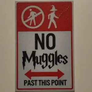 No muggles poster wall art