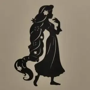 Rapunzel silhouette