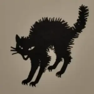 Scaredy cat wall art