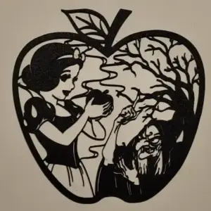 Snow white wall art