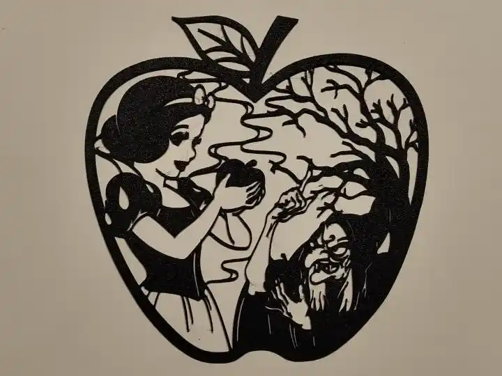 Snow white wall art