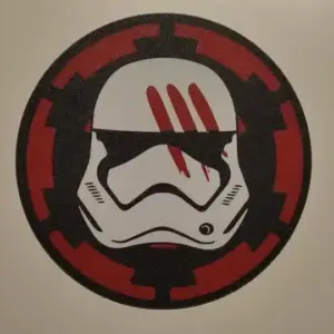 Stormtrooper plate and coaster