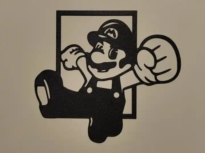 Super mario wall art
